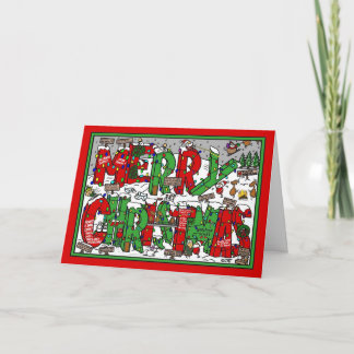 De Festividades Cartão grande do Feliz Natal