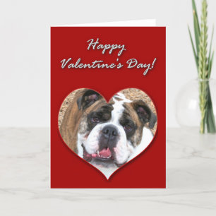 De Festividades Cartão inglês do buldogue do feliz dia dos