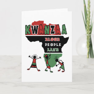 De Festividades cartão Kwanzaa