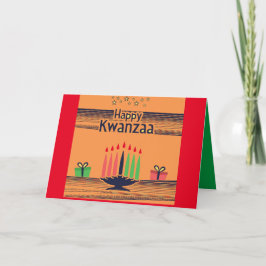 DE FESTIVIDADES CARTÃO KWANZAA FELIZ