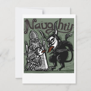De Festividades Cartão "Malinzinho" Krampus