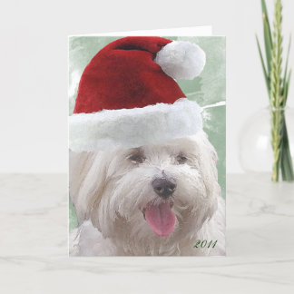 De Festividades Cartão maltês alegre do Natal