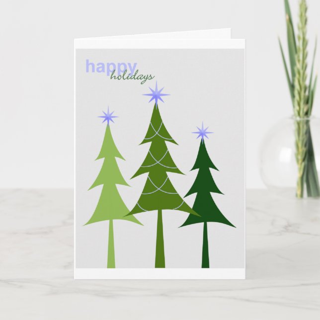 De Festividades Cartão moderno do feriado (Frente)