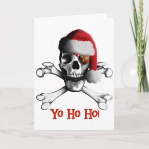De Festividades Cartão Natal Pirate Holiday