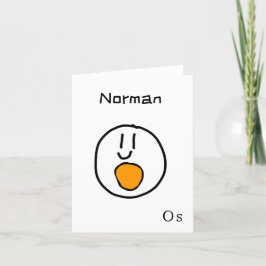 De Festividades cartão Norman