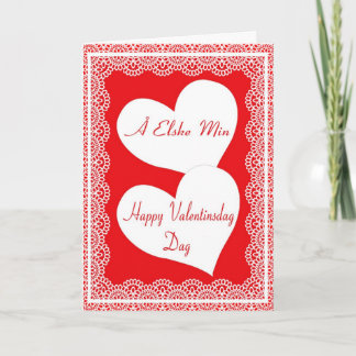 De Festividades Cartão norueguês do dia dos namorados para meu