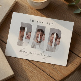 De Festividades Cartão Personalizado com Foto do Papai | Melhor Pa