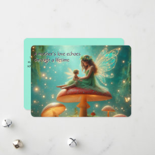De Festividades Cartão Personalizado do Dia das Mães da Fada