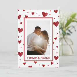 De Festividades Cartão Personalizado do Dia dos Namorados Forever 