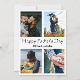 De Festividades Cartão personalizado do Dia dos Pais com foto