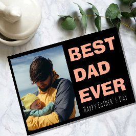 De Festividades Cartão personalizado do Dia dos Pais com foto