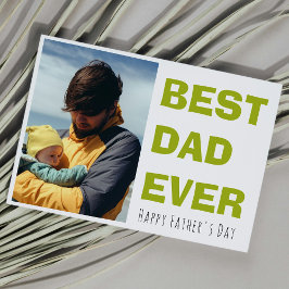 De Festividades Cartão personalizado do Dia dos Pais com foto