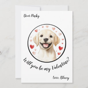 De Festividades Cartão personalizável do Dia dos Namorados Labrado
