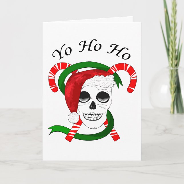 De Festividades Cartão Pirata Holday (Frente)