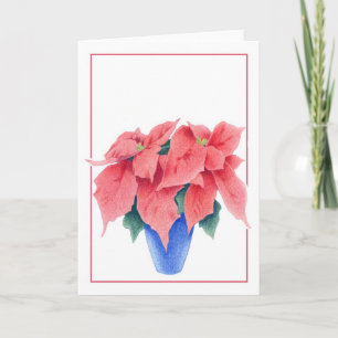 De Festividades Cartão Poinsettia