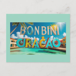 De Festividades Cartão postal bem-vindo Curaçao