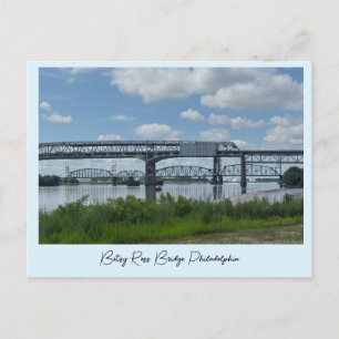 De Festividades Cartão postal Betsy Ross Bridge Philadelphia