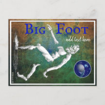 Cartão postal Bigfoot