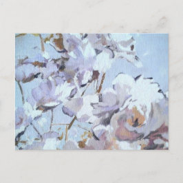 De Festividades Cartão postal BlueRoses com fundo SoftRose