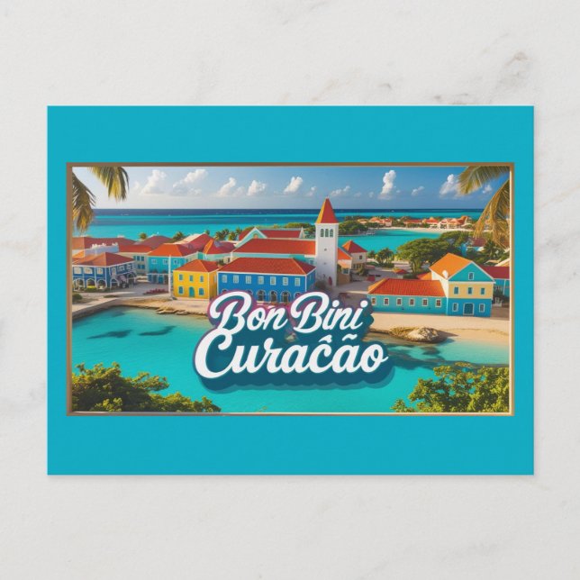 De Festividades Cartão postal Bon Bini Curacao (Frente)