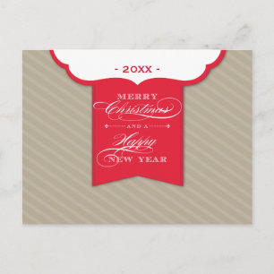 De Festividades CARTÃO POSTAL CHRISTMAS: lapela 3L