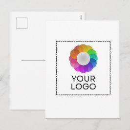 De Festividades Cartão postal com logotipo personalizado, quantida