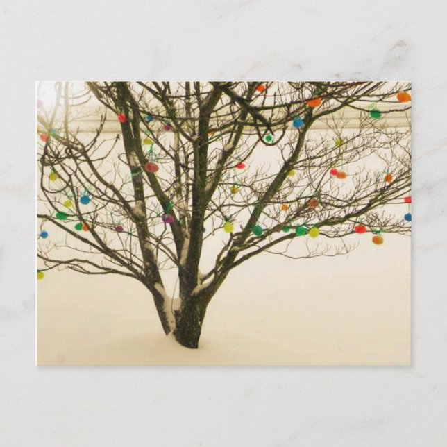 De Festividades Cartão postal da árvore páscoa (Frente)