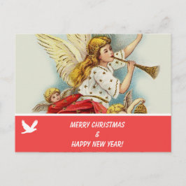 De Festividades Cartão postal da família Feliz Natal