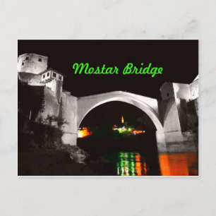 De Festividades Cartão postal da ponte Mostar