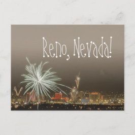 De Festividades Cartão postal do Ano Novo do Fogo em Reno