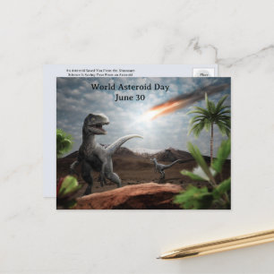 De Festividades Cartão postal do Dia Mundial do Asteroide