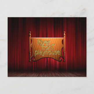 De Festividades Cartão postal do logotipo do rico