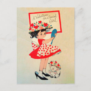 De Festividades Cartão postal do Namorados Retroativo