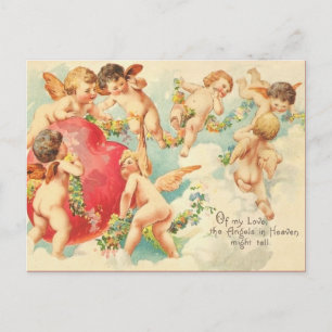 De Festividades Cartão postal do Namorados Vintage