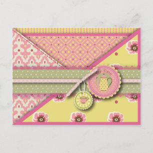 De Festividades Cartão postal do Tea Service