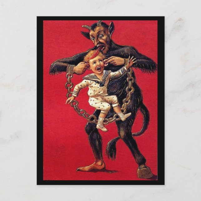 De Festividades Cartão postal Gruss Vom Krampus (Frente)