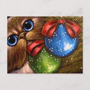 De Festividades Cartão postal HIMALAYAN PERSIAN CAT HOLIDAY