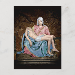 DE FESTIVIDADES CARTÃO POSTAL MICHELANGELO PIETA