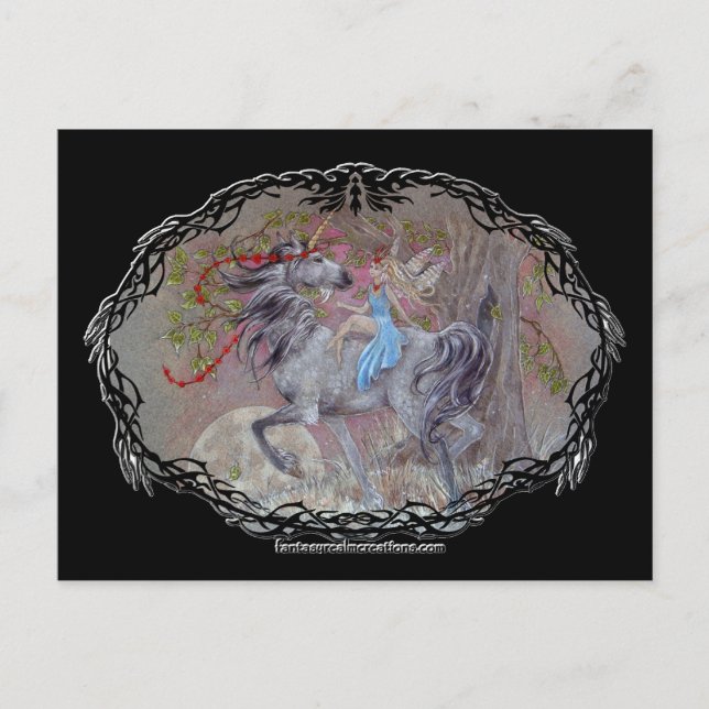 De Festividades Cartão postal - Namorados Unicorn (Frente)