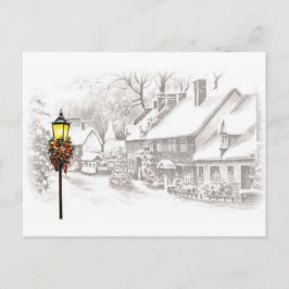 De Festividades Cartão postal natalino Vintage ChristmasTown