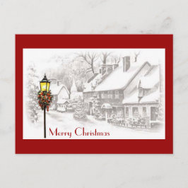 De Festividades Cartão postal natalino Vintage ChristmasTown