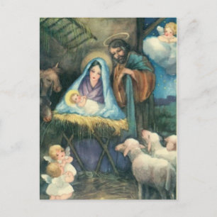 De Festividades Cartão postal "O Santa Noite"