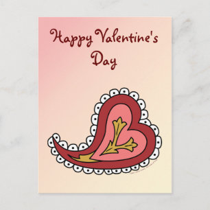 De Festividades Cartão postal Paisley Heart