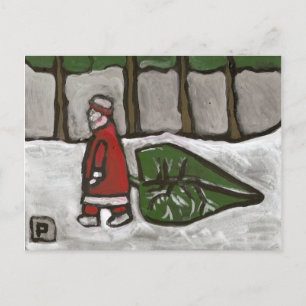 De Festividades cartão postal papais noeis