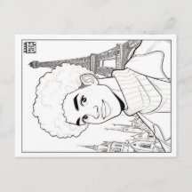 Cartão Postal para Colorir | Primavera 18