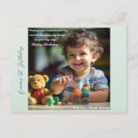 Cartão postal personalizado do partido Greenerence