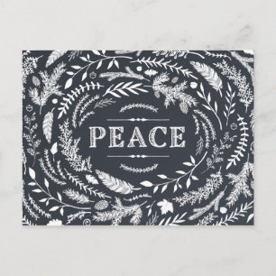 De Festividades Cartão postal Rustic Winter Holiday