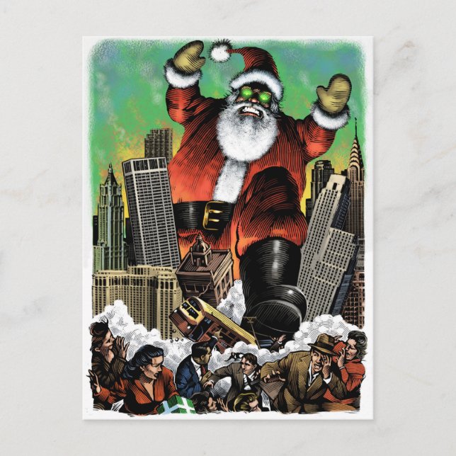De Festividades Cartão postal Santazilla (Frente)