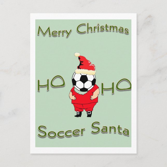De Festividades cartão postal soccersanta (Frente)