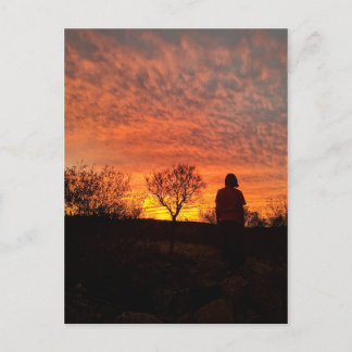 De Festividades Cartão postal sunset